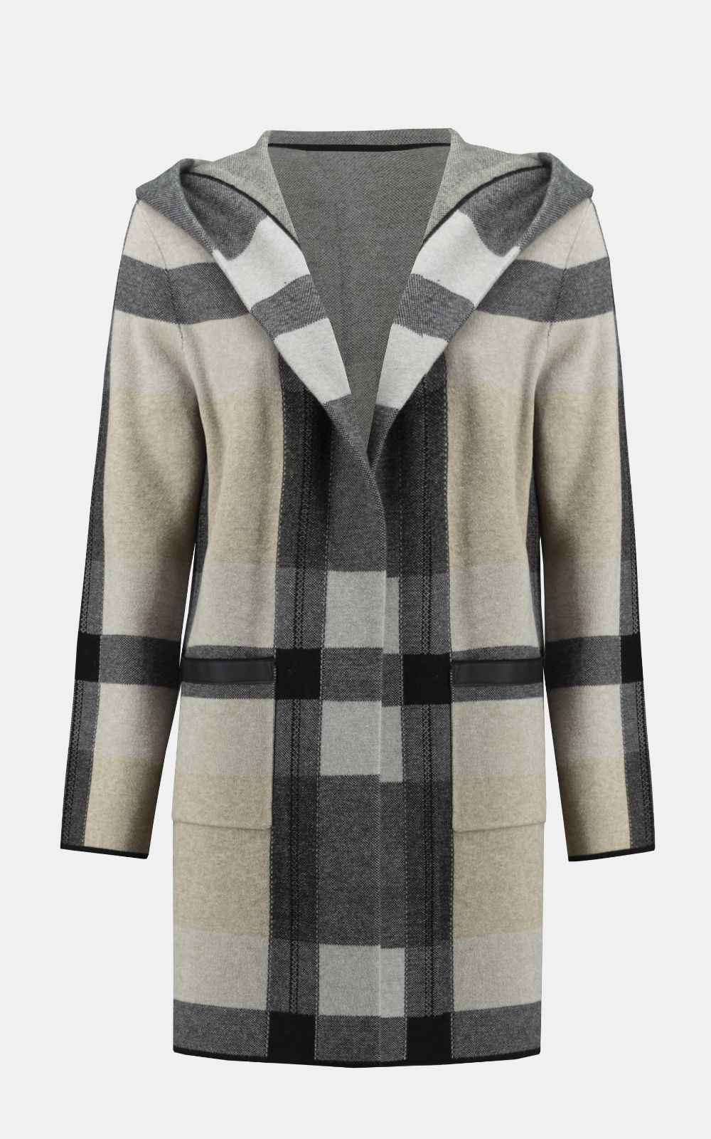 Checkmate Chic Coat – Zebrano | Designer Clothing NZ