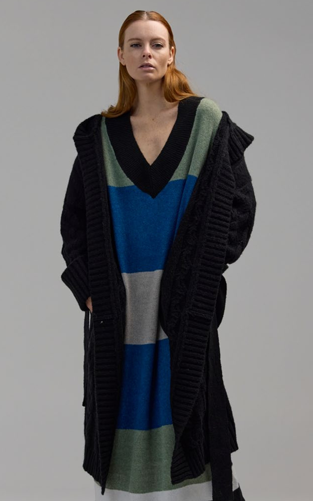 Skye Hooded Cardigan Zebrano Designer Clothing NZ