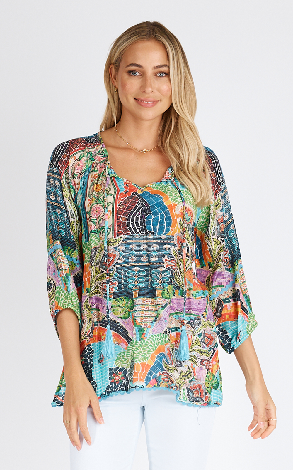 Mosaic Top – Zebrano | Designer Clothing NZ