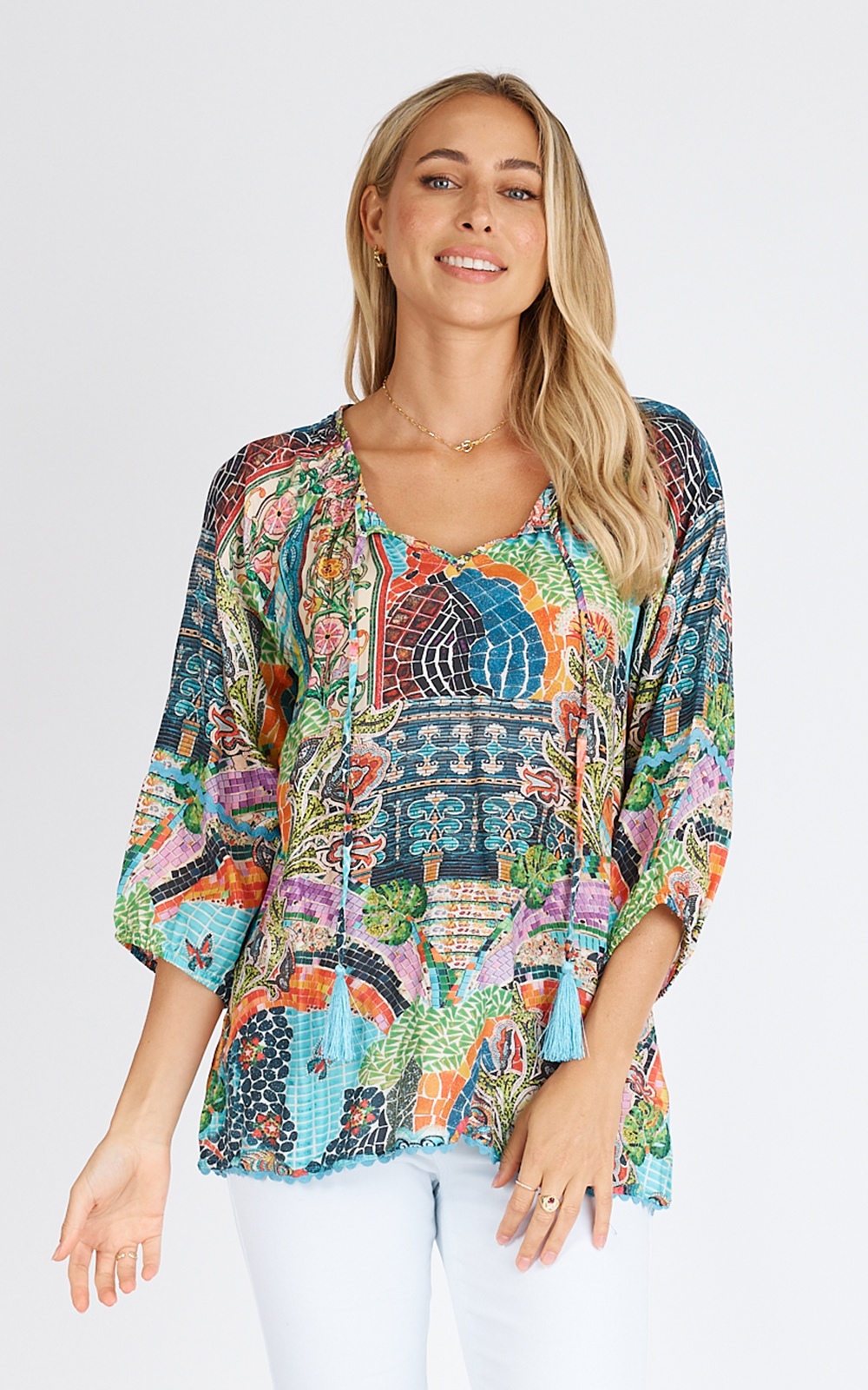 Mosaic Top – Zebrano | Designer Clothing NZ