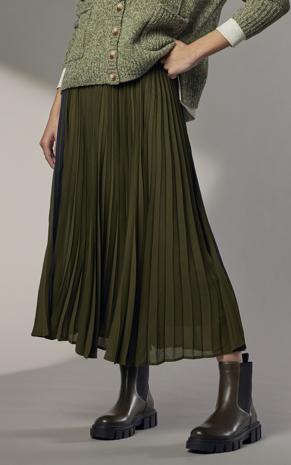 Just Pleat It Skirt Zebrano Designer Clothing NZ